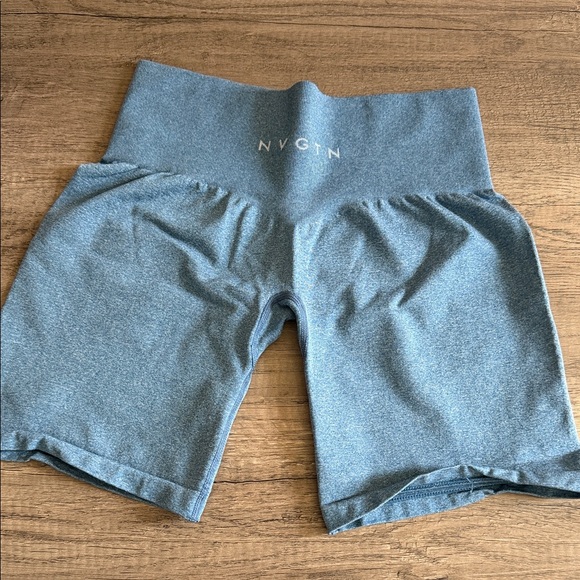 NVGTN Pants - NVGTN Women's Slate Blue Bike Shorts